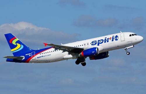 самолет Spirit Airlines